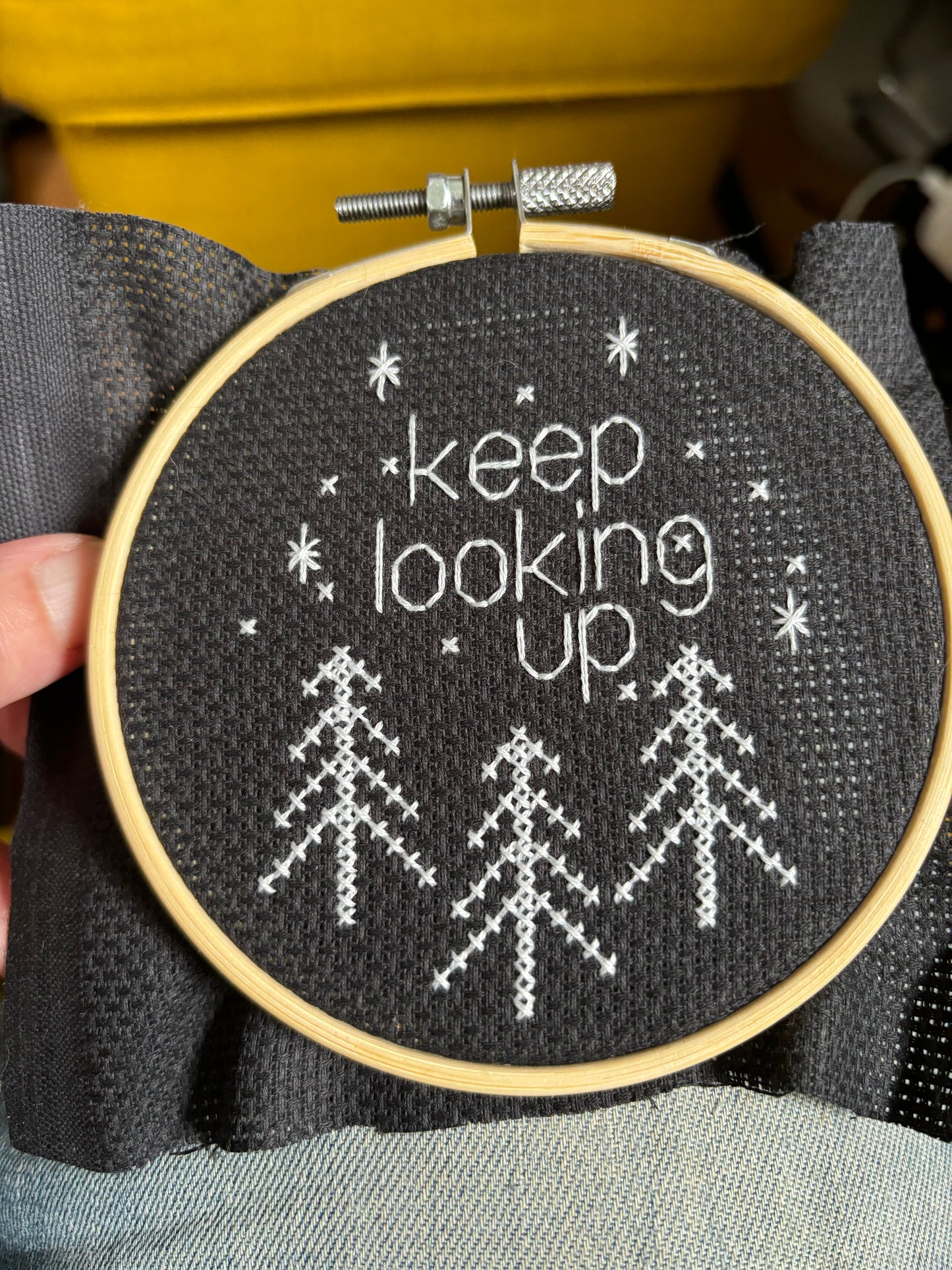 Keep Looking Up Cross Stitch Kit
