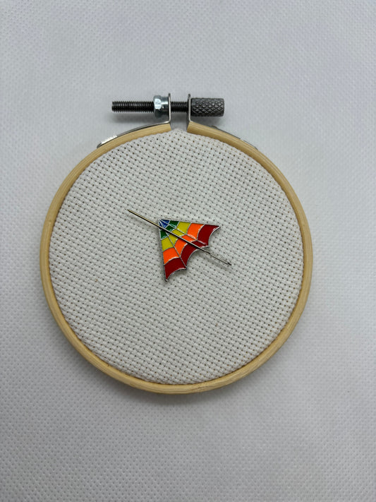 Rainbow Cobweb Needle Minder