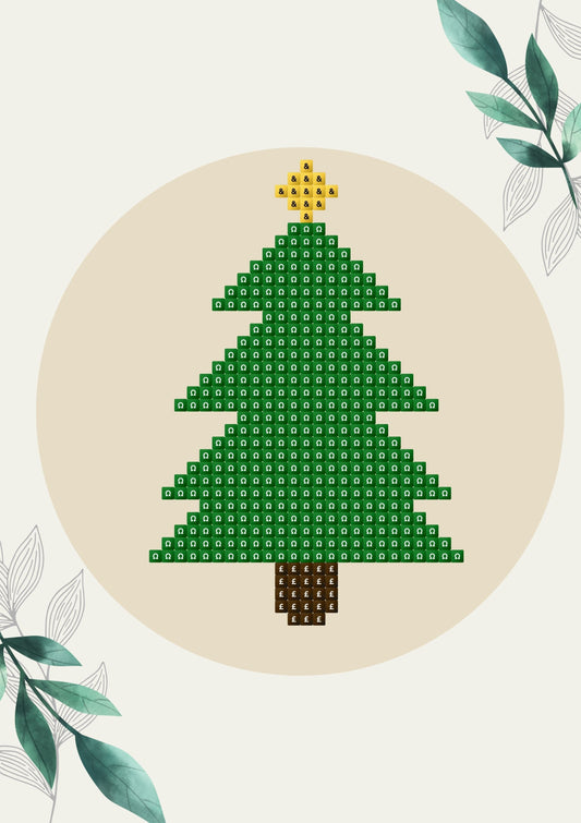 Christmas Tree PDF Cross Stitch Pattern Download